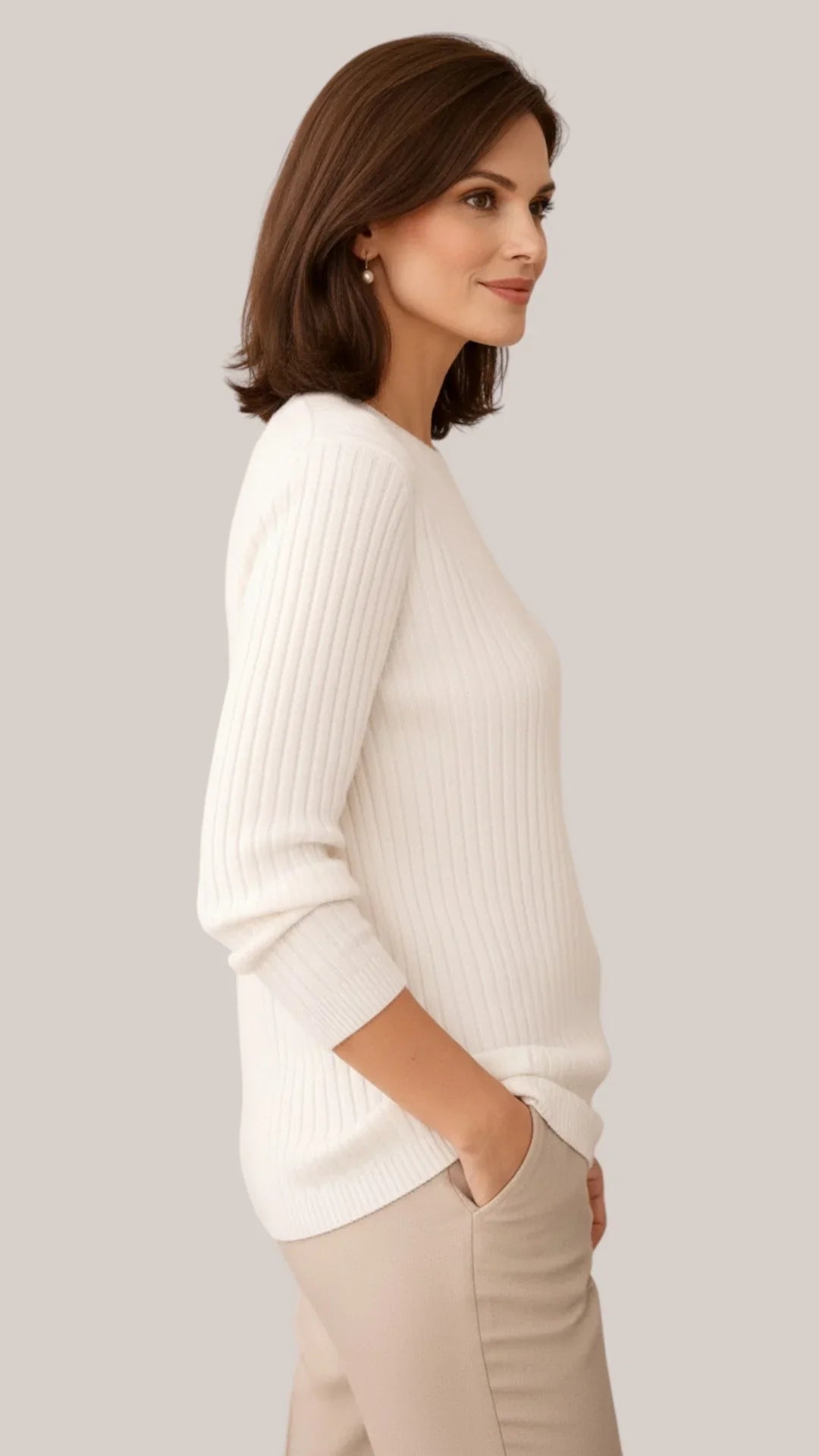 MAGLIA IN LANA A COSTE CLASSICHE