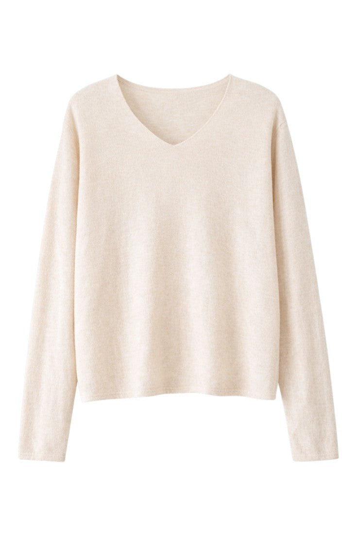 Maglia da donna in misto lana e cashmere