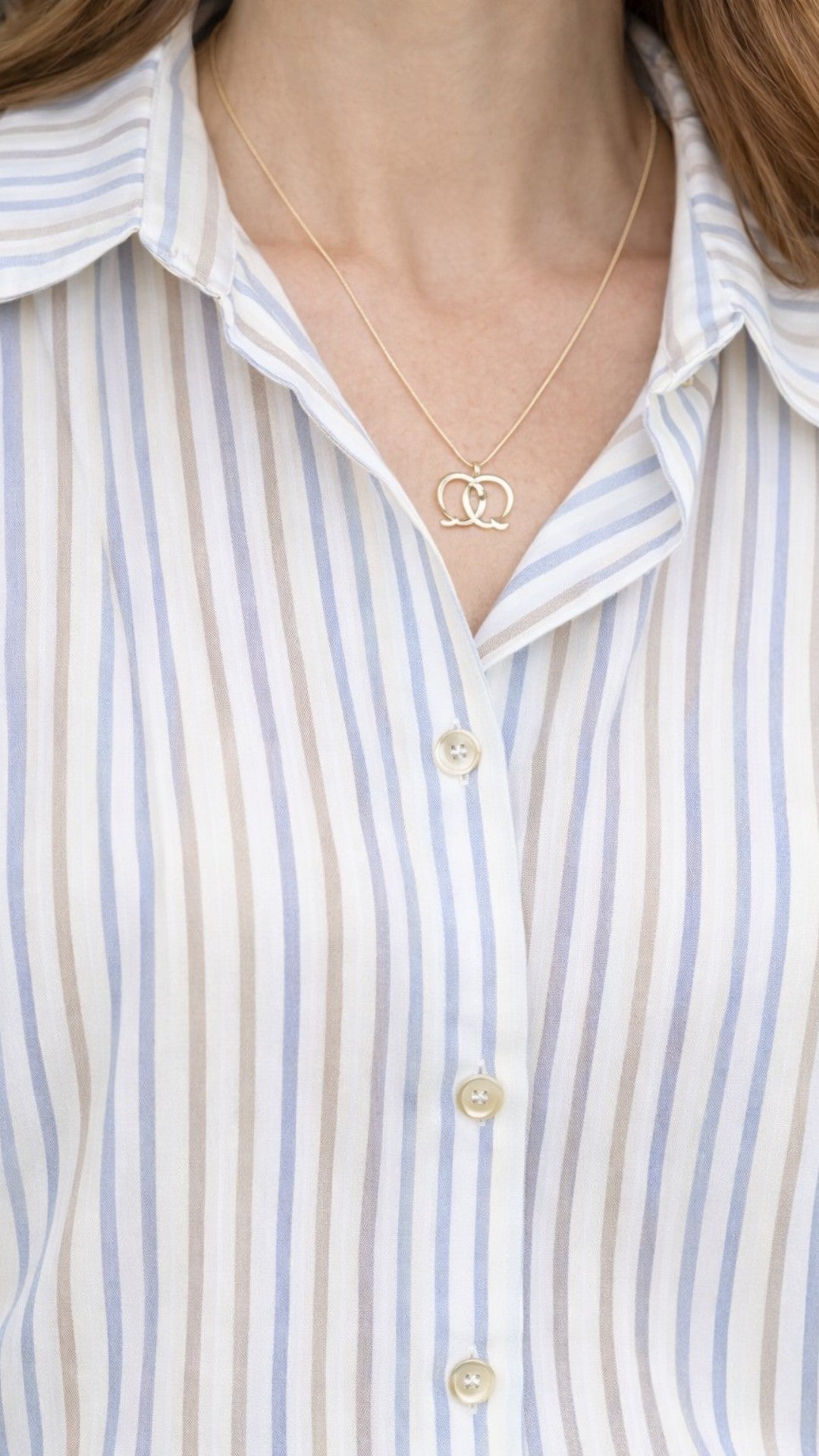 Blusa elegante para mujer de mezcla de algodón