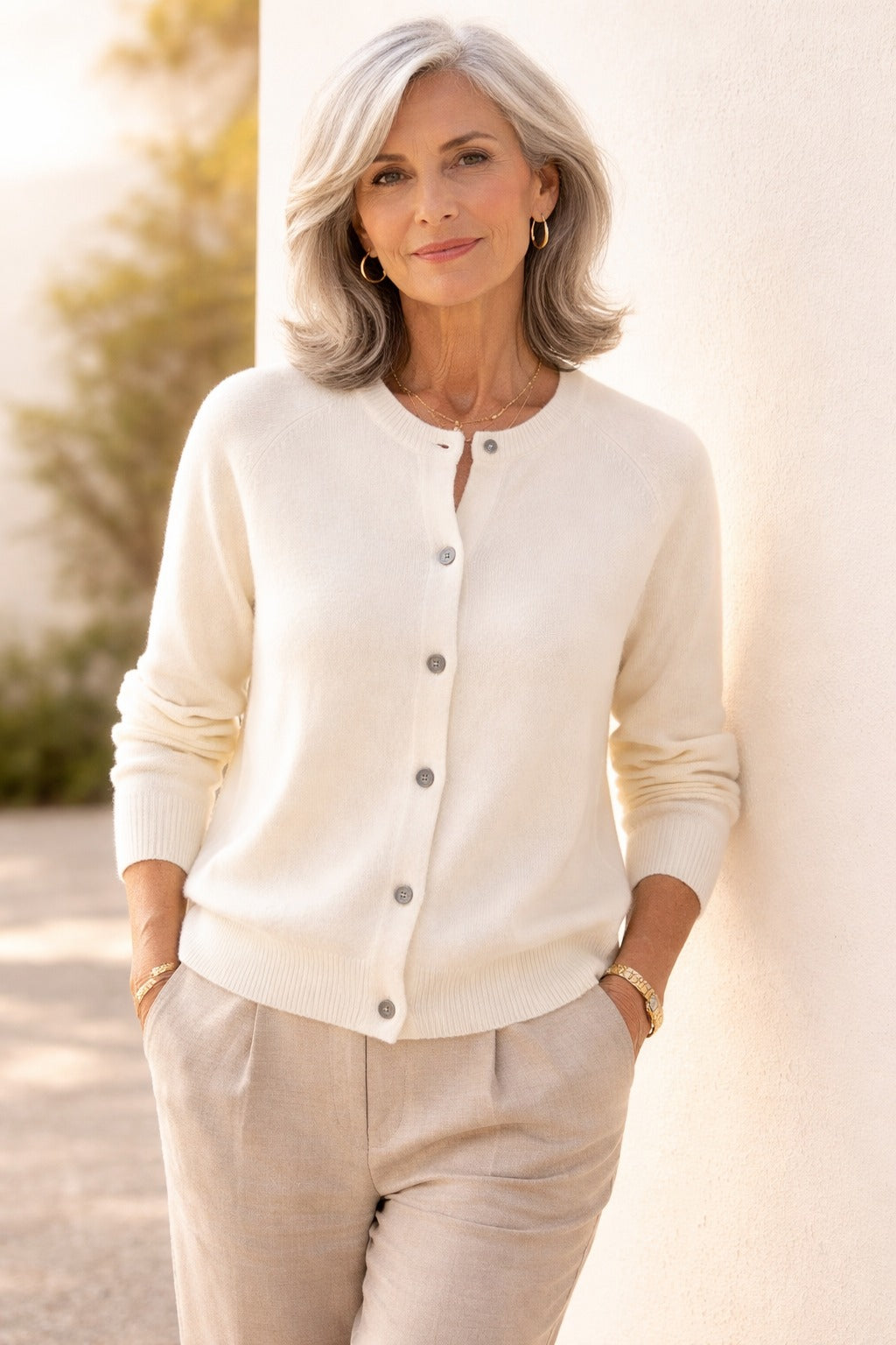 Cardigan Donna in 100% Lana Merino Extrafine