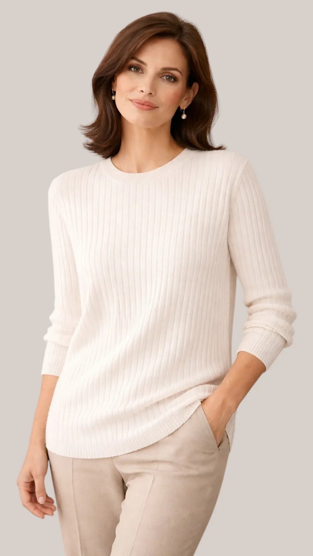 MAGLIA IN LANA A COSTE CLASSICHE