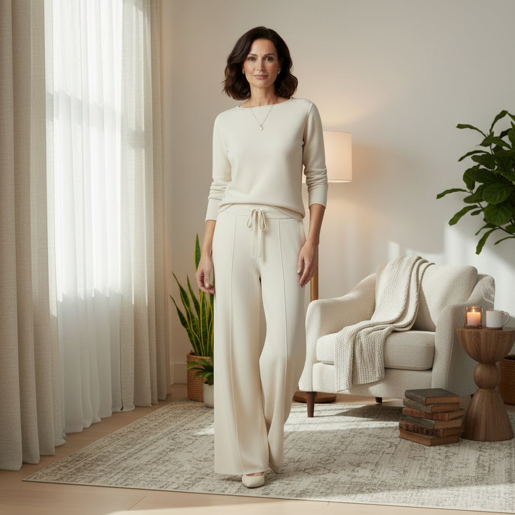 Pantaloni in Lana Merino