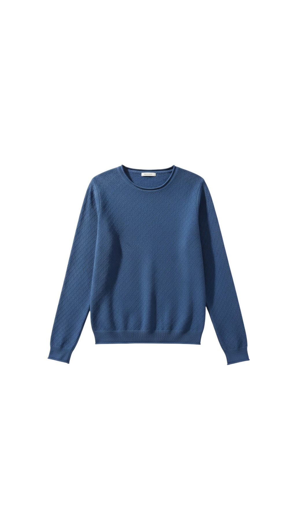 Maglione Da Donna in Cotone 100% con Texture a Rombi