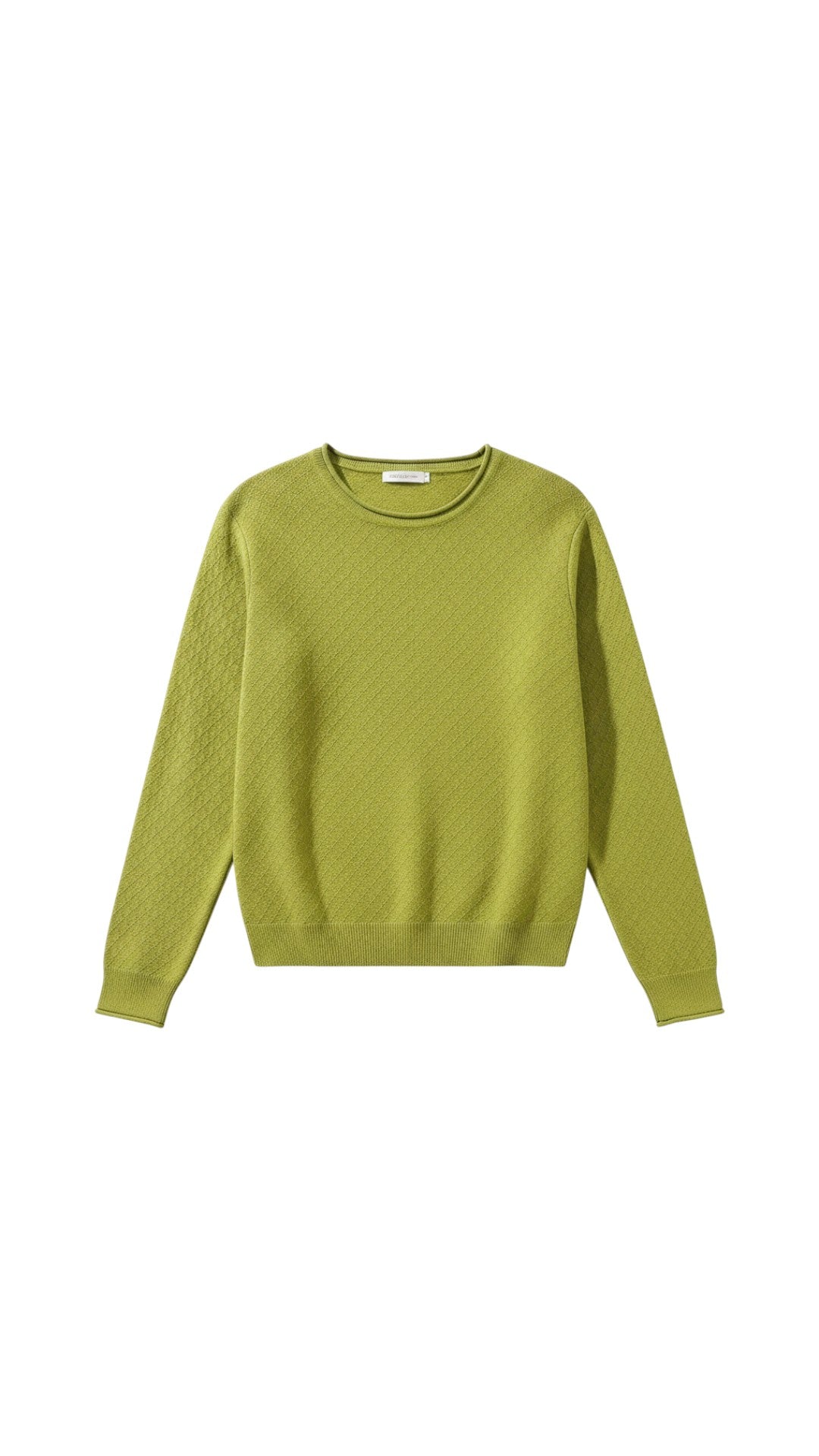 Maglione Da Donna in Cotone 100% con Texture a Rombi